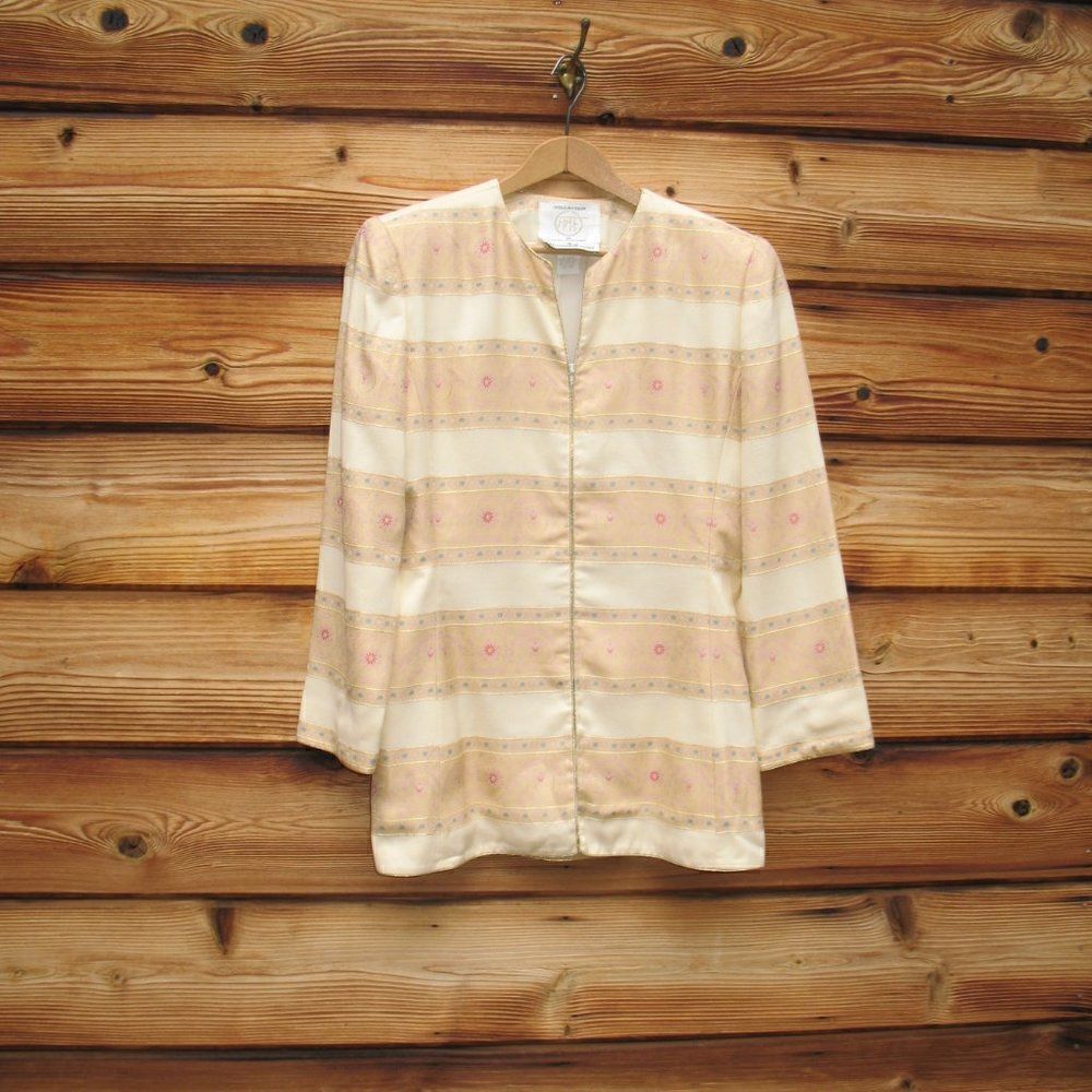 Mary McFadden Vintage 90's Brocade Jacket